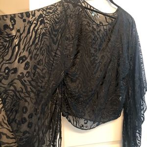 Guess by Marciano sheer blouse